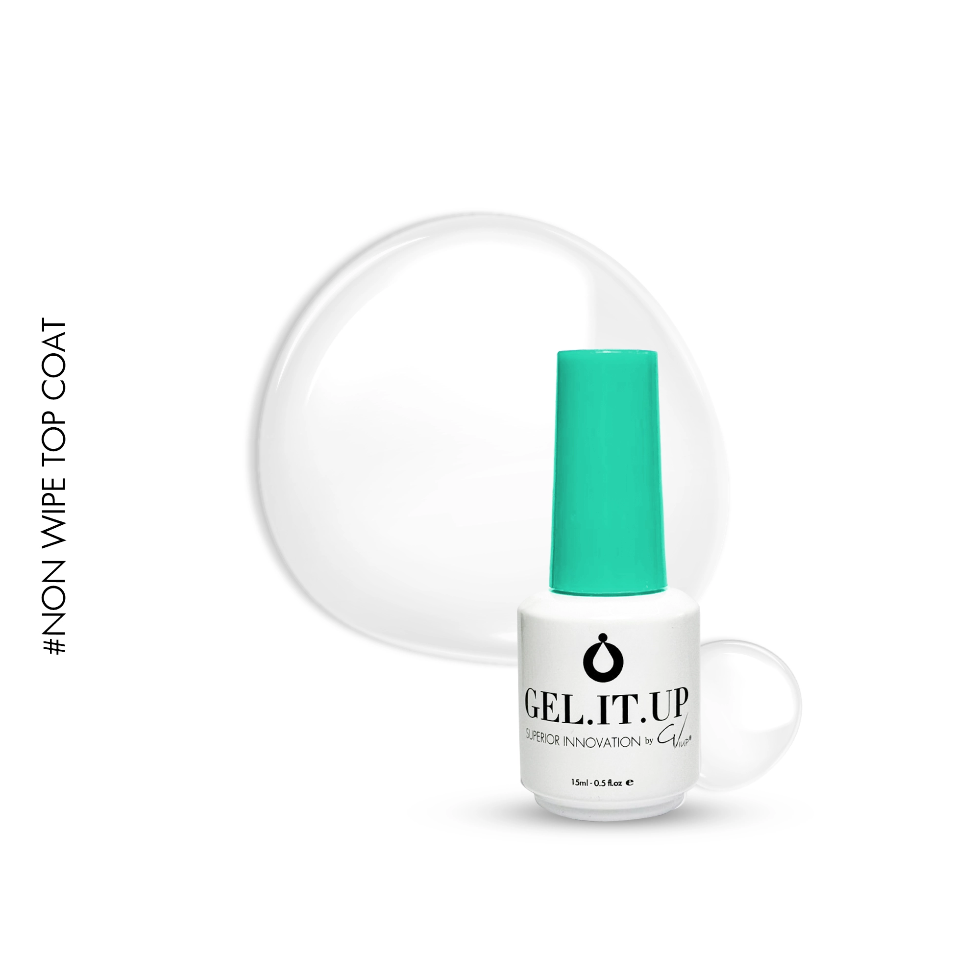 Non Wipe Top Coat 15ml classic top coats